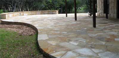 Flagstone Patio Deck