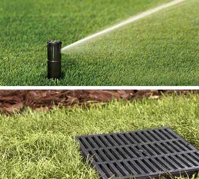 Sprinkler System and Drainage System